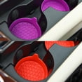thumbnail image 4 of HUGFEGWE Recessed Interior Accessory Car Water Cup Holder Pad Scratchproof Silicone Mat Embedded Bottle Holder Insert Coasters Slip Mat CJB91-108446, 4 of 8