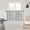 Silver/Gray, variant on Buffalo Check Tier Curtains for Kitchen, Thick Yarn Dyed Buffalo Plaid Gingham Rod Pocket Farmhouse Cafe Bathroom Drapes, Short Kitchen Window Curtains, 28" W x 24" L, Black/White, Set of 2