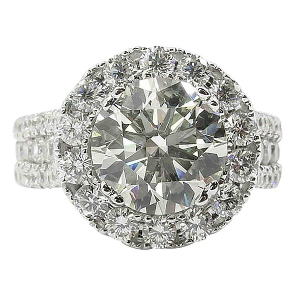 Fiudx Anillo de Diamantes, Joya Llamativa En Forma de Corazón, Impresionante Accesorio Galvanizado, Cómodo para Usar a Diario y En Ocasiones Especiales, Regalo Ideal para Mujeres y Seres Queridos, Pe