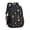 Sun and Moon, variant on Bat and Sun Gothic Pattern Cute School Backpack Bag with Padded Back and Adjustable Shoulder Straps 16.9 X 12.6 X 5.9 Inches