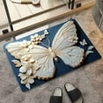 thumbnail image 2 of DefiDgd Valentine's Day Welcome Doormat for Front Door,Butterfly Pattern Non Slip Washable Floor Mats for Outdoor Indoor Wedding Holiday Home Decoration(B), 2 of 6