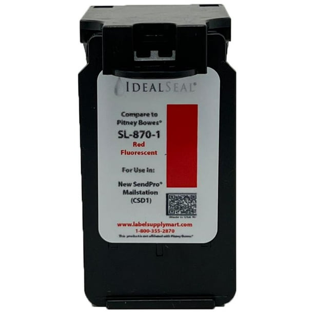 Postage Ink Replacement (1 Pack) SL8701 Red Ink Cartridge for New
