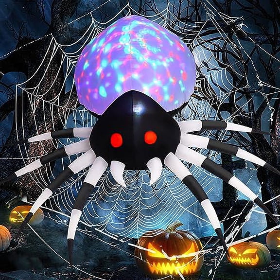 GOOSH 6 pies de altura Halloween Inflables Exterior Araña con