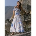 thumbnail image 1 of HH 2024 New off-the-Shoulder Women's Clothing Fashion Organza Fairy Long Elegant Evening Dress Dress, 1 of 1
