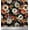 Peach, variant on Soimoi Green Cotton Duck Fabric Leaves,Insect & Anemone Flower Print Fabric by Yard 42 Inch Wide