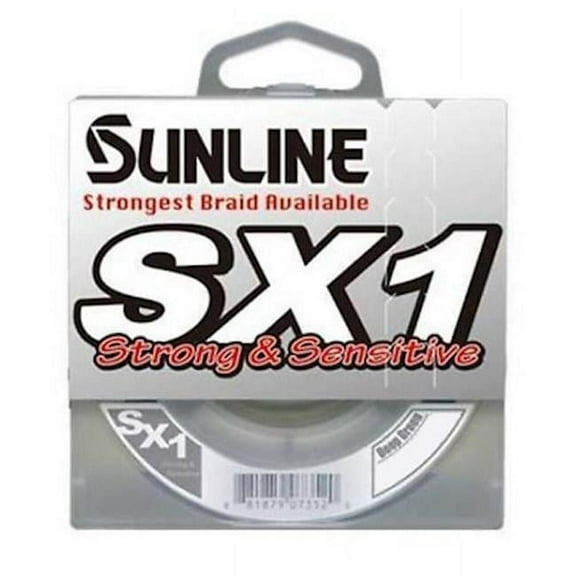 Sunline America 63041720 10 lbs & 125 Yard SX1 Fishing Line, Deep Green