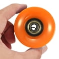 thumbnail image 4 of Unique Bargains Roues de Longboard 60mm avec Roulements ABEC-11 Roues de Rue pour Skateboards Cruiser 80A, Orange Doré Lot de 4, 4 of 4