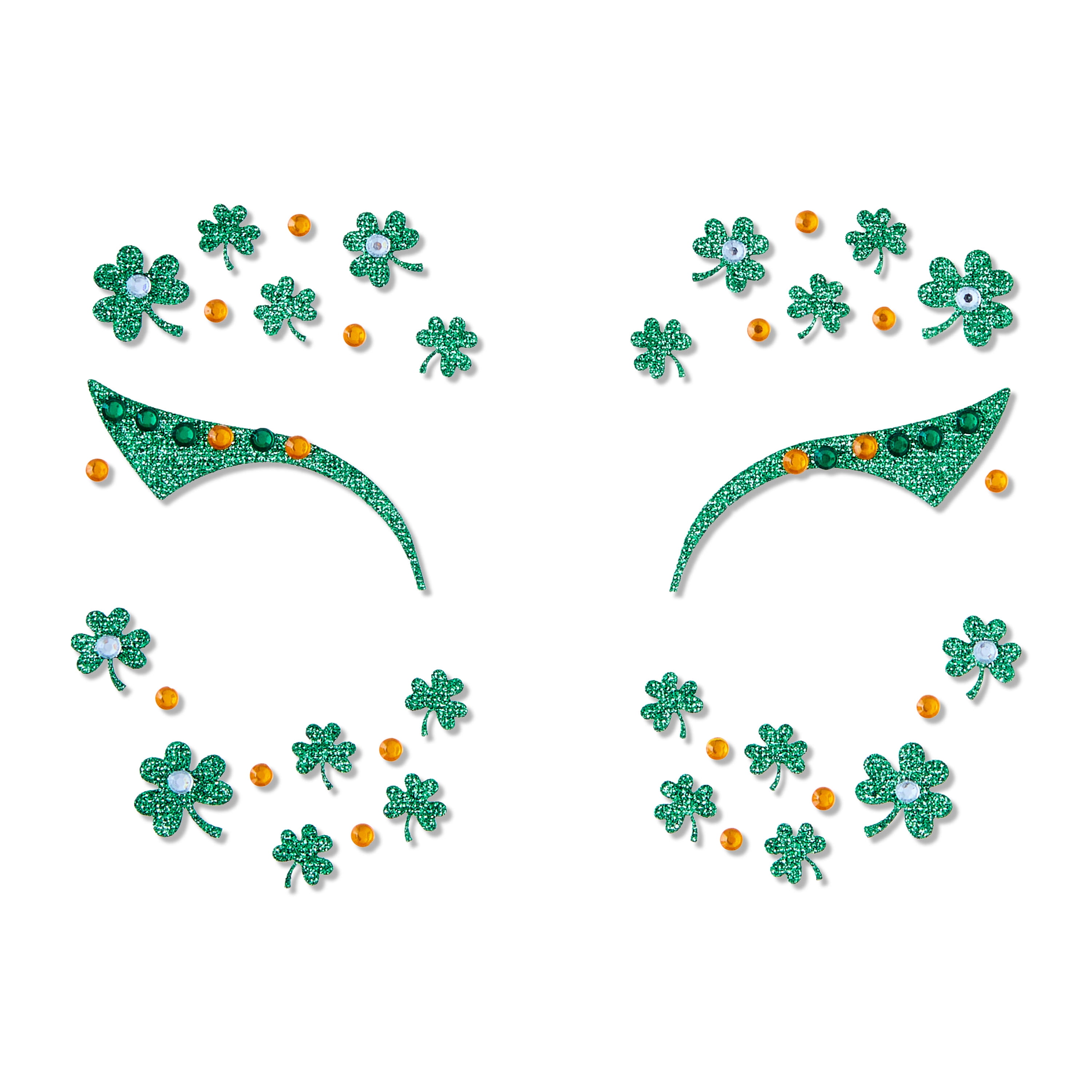 Temporary Face Tattoos, 40 Pieces, St. Patrick's Day by Way To Celebrate