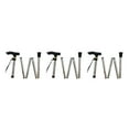 thumbnail image 2 of Qarigey Muletas Trekking Muletas plegables Bastones para caminar Accesorios de senderismo a prueba de golpes Stick Running Trail Canes Silver Type1 NO1, 2 of 6