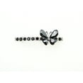 thumbnail image 2 of Faship Gorgeous Black Rhinestone Crystal Butterfly Hair Barrette Clip, 2 of 7