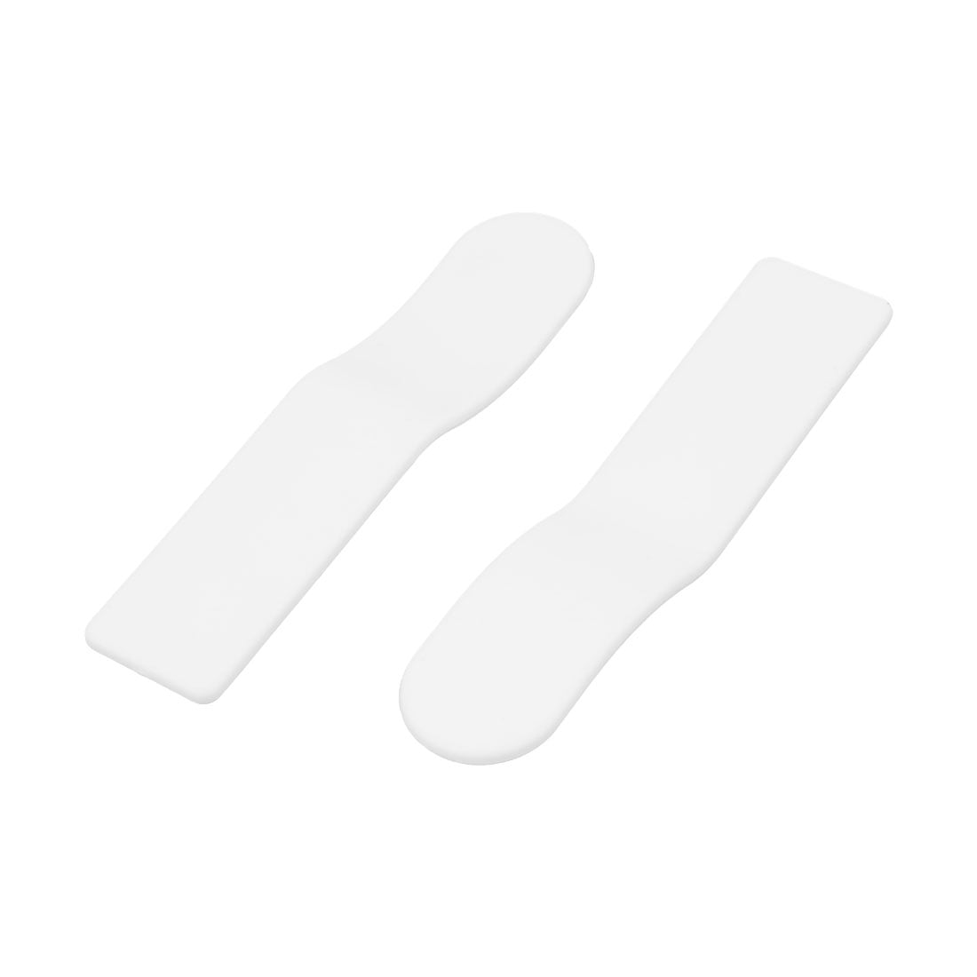 Unique BargainsPlastic Paste Strip Toilet Lid Lifting Handle  Pad Cover Lifter White 2pcs