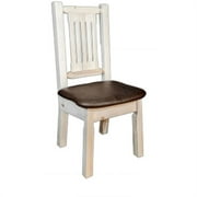 Montana Woodworks  Homestead Collection Side Chair- Saddle Pattern