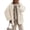 Off-White, variant on Women's Sherpa Jacket Warm Winter Casual Plush Lamb Coat S-2XL