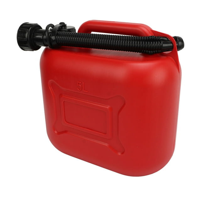 Bidón de gasolina de un galón, bidón de gasolina de 5 l y 1,3 litros. La gasolina puede mejorar su experiencia