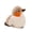 Brown White, variant on Cute Lifelike Kiwi Parrot Tit Bird Plush Doll Pendant Keychain Backpack Hangings Ornament Gifts