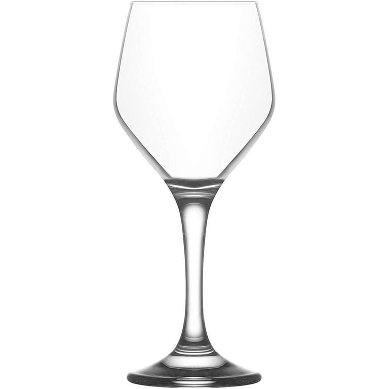 Madison Small Wine Glasses, 8.75 Ounce | Perfect for Parties, Weddings, and Everyday Thick and Durable Construction Set of 12 Dishwasher Safe Wine
