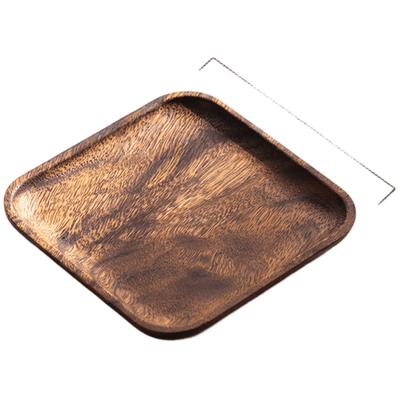 For American Walnut Tea Tray Japanese Style Wooden Coaster Dry Tea Serving