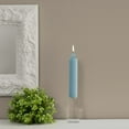 thumbnail image 2 of ROOT Unscented Grecian Collenettes Taper Candles, 7-Inch Tall, Box of 4, Sky, 2 of 2