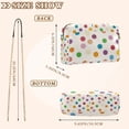 thumbnail image 4 of FORMRS Women Crossbody Purse with Chain Strap Vegan Leather Shoulder Handbag, Polka Dot, 4 of 7