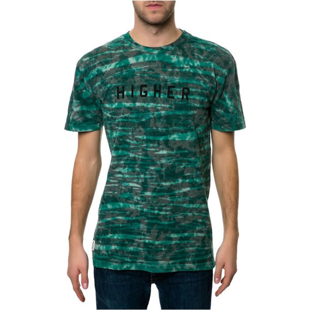 América. Camiseta gráfica The Higher Quality para hombre, verde, talla mediana