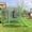 Green, variant on 7FT Kids Trampoline with Slide & Ladder, Safety Enclosure Net, Indoor Outdoor Backyard Toddler Recreational Trampoline for 3+ Years, 220LBS Max Weight