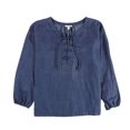 thumbnail image 1 of Soft Joie Womens Andiva Knit Blouse, Blue, X-Small, 1 of 2