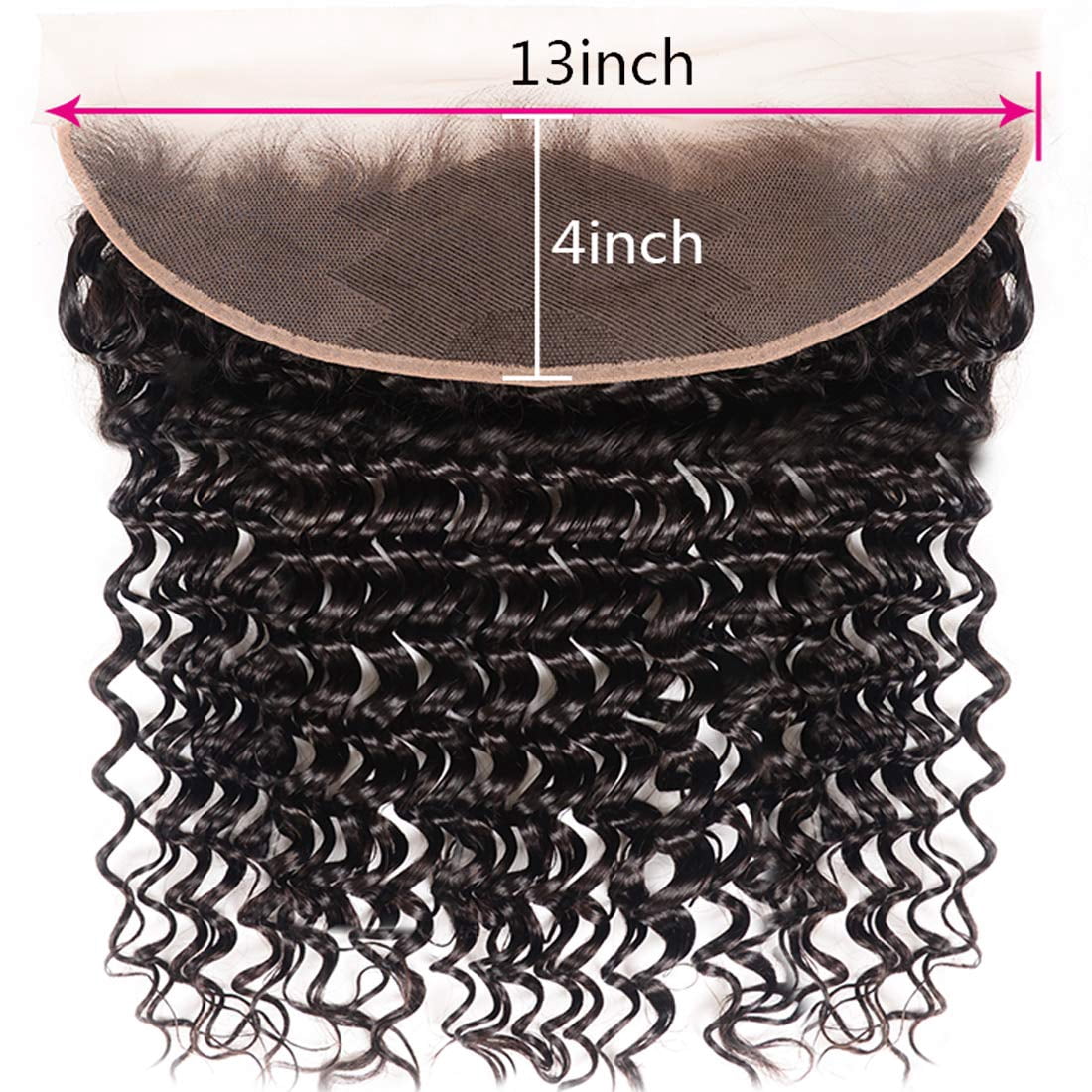 Brazilian Virgin Remy Swisslace 13x4 closure Amazon.com : KRN 13x4 Skinlike Real HD Lace Frontal, 0.10mm  main image 2