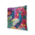 thumbnail image 3 of Peacocks and Beautiful Flowers Throw Pillow Covers Pillowcases 16 x 16 Inch Home Decor 2 Packs for Bedroom Sofa, 3 of 6