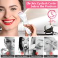 thumbnail image 2 of EXLEAF 2026 New Heated Eyelash Curler, Usb Rechargeable Eyelash Curler, 2 Heating Modes Electric Eyelash Curler for Long, Short, Straight, Curly Lashes White, 2 of 6