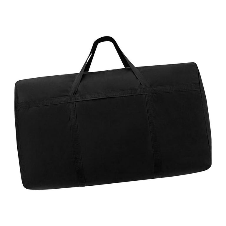 Weekender Overnight Bag Clothes Storage Bin Organizer Container Holdall Bag Camping Bag Box Large Storage Bag Travel Duffle Bag for Blanket Black 90x55x28cm Walmart
