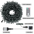 thumbnail image 2 of MZD8391 336FT 1000 LED Color Changing Christmas Lights Outdoor Indoor, Christmas Tree Lights, Waterproof Christmas String Lights Timer Remote, 11 Lighting Modes (Warm White & Multicolor), 2 of 8
