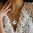thumbnail image 3 of Whale Glass Circular Pendant Necklace - Stunning Jewelry for Women, Necklaces for Every Occasion, 3 of 5