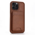 thumbnail image 2 of Phone Case Compatible With iPhone 16 Pro Max , Wallet Card Case, [Card Slots] PU Leather Card Holder [Detachable] with Card Holder Kickstand Magnetic Phone Cover for iPhone 16 Pro Max,Brown, 2 of 10