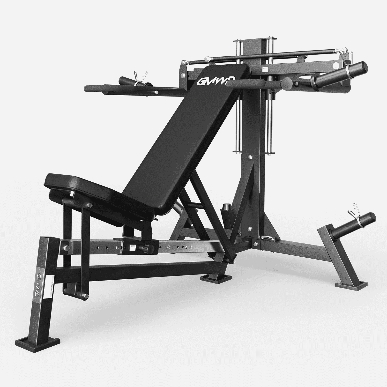 GMWD V7 Chest Press Machine, Bench Press Machine with Independent Arms, Adjustable Incline Decline Flat Bench for Chest, Home Gym Equipment
