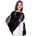 thumbnail image 4 of Halloween Witch Hat Elegant Silk Scarf - Translucent Chiffon Yarn - Lightweight and Breathable - 180*73 inches - Stylish Accessory for Women, 4 of 6
