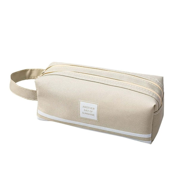 Pencil Case Practical Pen Holder With Zipper Multi-purpose Cosmetic Bag Cosmetic Bag