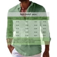 thumbnail image 3 of LNZGNM Mens Linen Cotton Shirts Button Long Sleeve Lapel Shirt Beach Summer Lightweight Solid Color Shirts Casual Outdoor Tops,Gray XL, 3 of 4