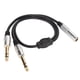 thumbnail image 5 of Cable divisor en Y de 6,35 mm con conector hembra a macho doble, cable divisor en Y de 6,35 mm, cable divisor en Y con sonido, durabilidad comprobada, 5 of 9