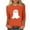 Orange-Halloween Shirts, variant on Jsaierl Womens Halloween Shirts Plus Size Pumpkin Ghost Graphic Tees Trendy Round Neck T-shirt 3/4 Sleeve Tunic Blouse Tops Halloween Costumes