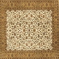 thumbnail image 1 of Ahgly Company Indoor Square Persian Brown Traditional Area Rugs, 5' Square, 1 of 4