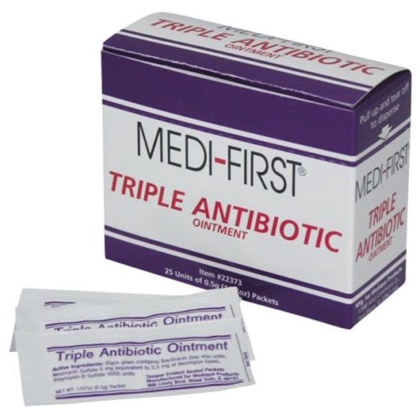 MediFirst Triple Antibiotic Ointment 0.5g, First Aid Antiseptic