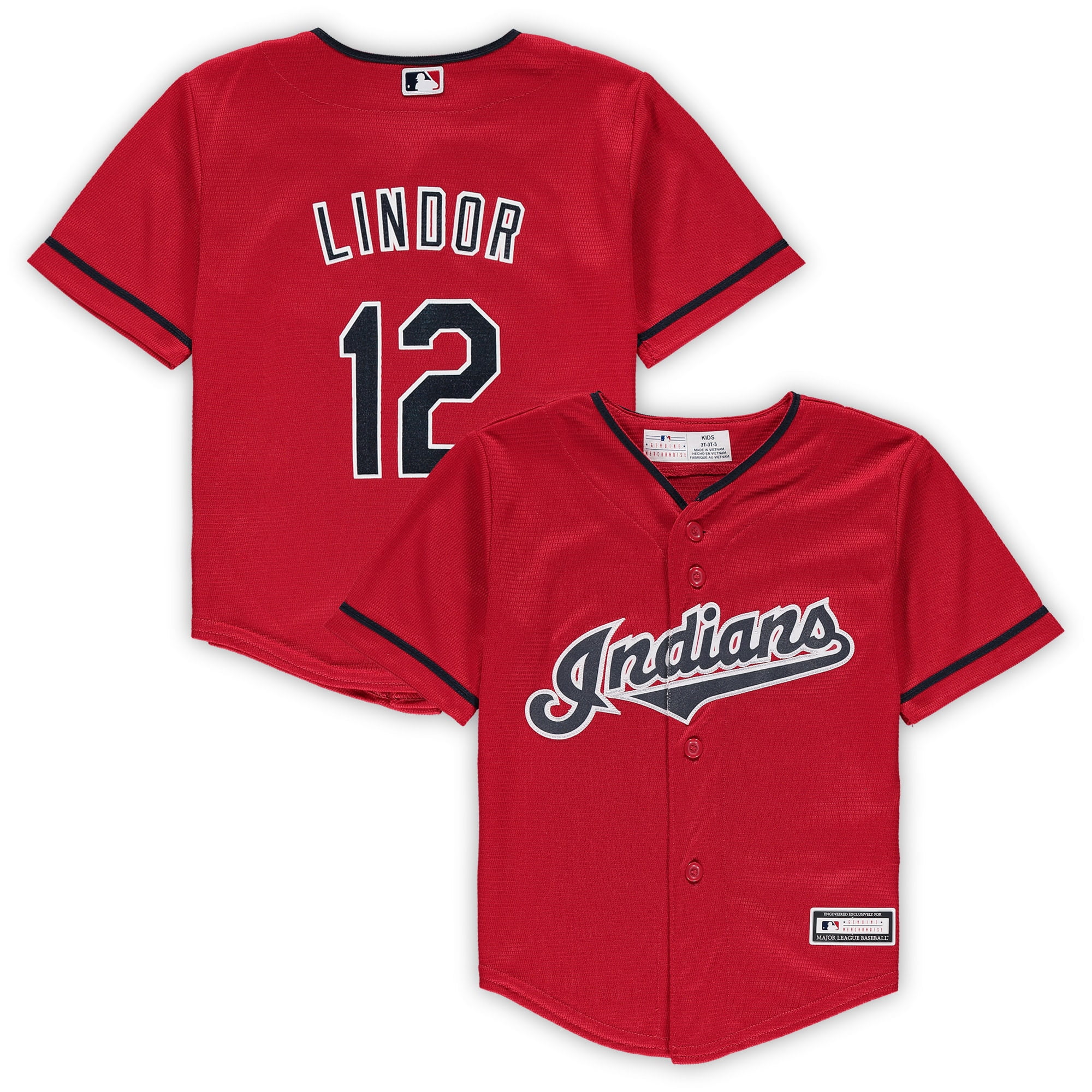 cleveland indians red jersey