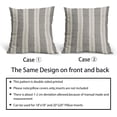thumbnail image 6 of Sage Green Pillow Covers 18x18 Inch Set of 2 Modrn Grey Polka Dot Boho Striped Pattern Tan Cream Print Decorative Throw Pillowcases Outdoor Neutral Cushion Cases Decor for Sofa Couch Bed, 6 of 6
