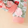 thumbnail image 5 of HCNTES Baby Sleepers Girl Footless Infant Long Sleeve Floral Prints Pullover Newborn Jumpsuit Clothes Loungewear Pjs Onesie Pajamas Romper Outfits, 5 of 6
