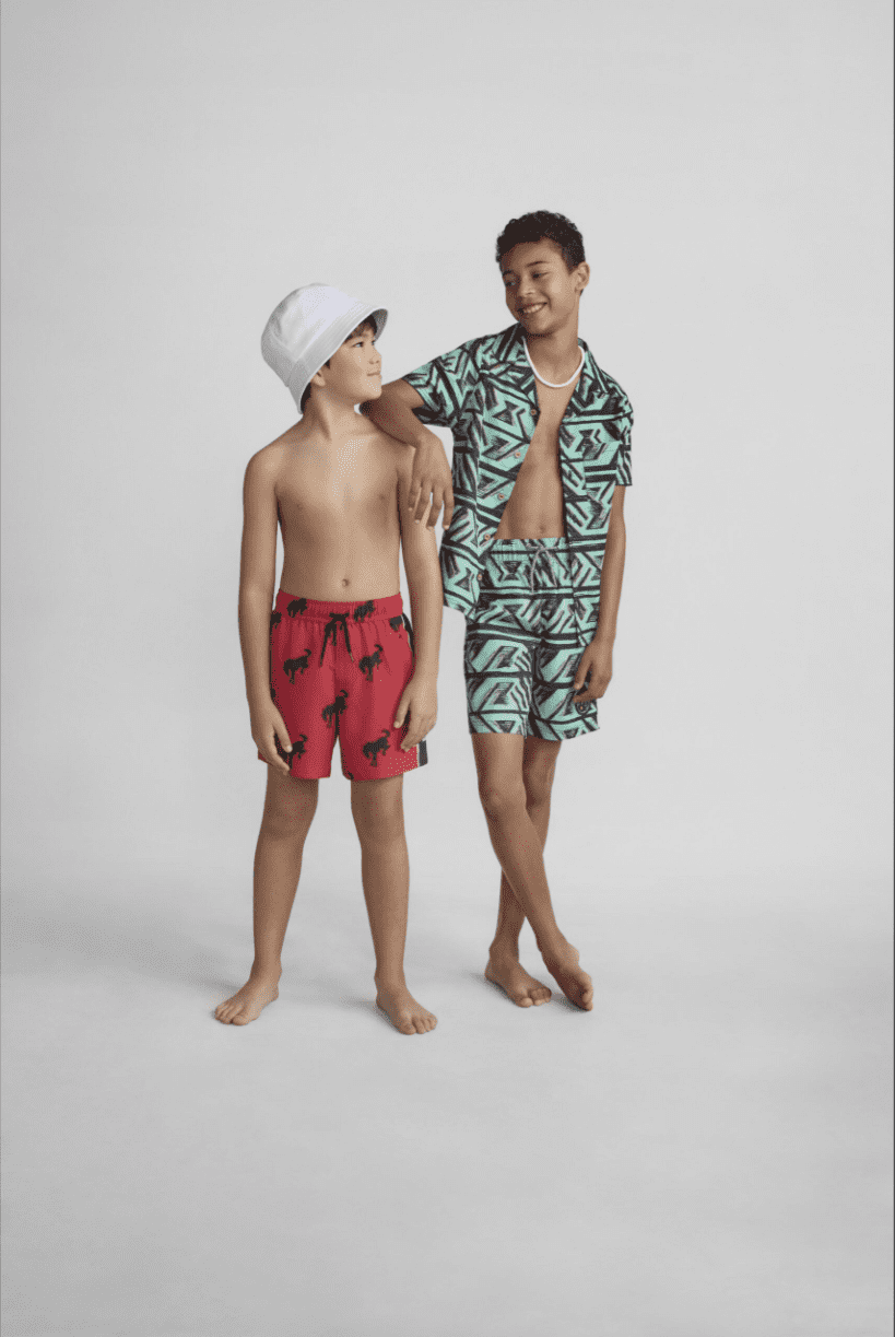 Maui and Sons Boys Cabana Set, Rumble Short Sleeve Set, Celadon, Resort-Ready Lightweight Set