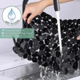 thumbnail image 3 of Kitchen Sink Mat, 2 Adjustable Sink Protector Mats, Black Stainless Steel Sink Mat, Dish Drying Mat For Bathroom Kitchen Countertop, 15.8 x 12 Inches, 3 of 5