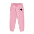 thumbnail image 3 of YuYuBao Toddler Girls Outfits Sets Valentine's Day Long Sleeve Hoodie And Sweatpants Kids Boys Soft Two Piece Sets, 3 of 4