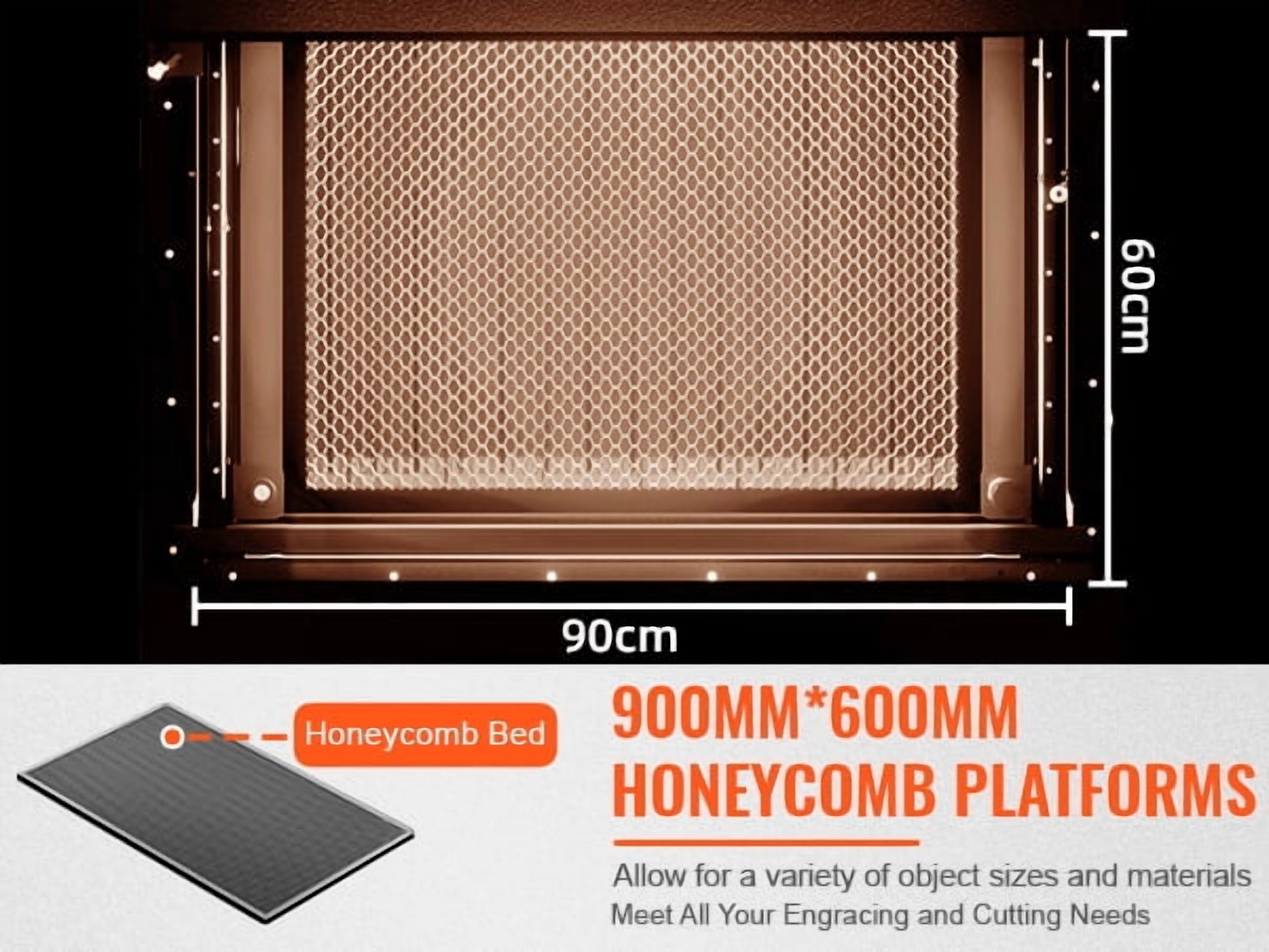 SHENGJINSH 80W CO2 Laser Engraver, 19.7 IPS Laser Cutter Machine, Compatible with LaserDRW, CorelDRAW, AutoCAD, Windows, USB Drives for Wood Acrylic Fabric More