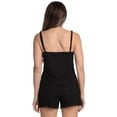 thumbnail image 3 of Just Love Womens Solid Poly Spandex Pajama Short Sets (Solid Black, Medium), 3 of 4