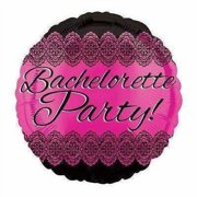 Bachelorette Party Lace Round Balloon